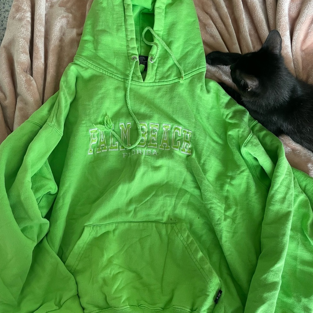 PACIFIC & CO Green Palm Beach Hoodie - Kids or Women’s